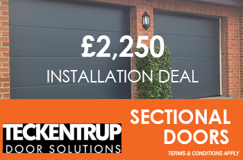 LOCAL PRICE Sectional Door & Installation for just £2250